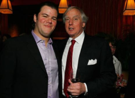 With his stepfather Robert Trump